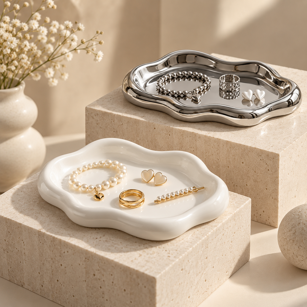 Cloud Shape Jewelry Storage Tray
