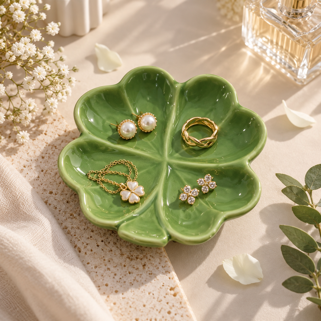 Nordic Ceramic Jewelry Display Tray