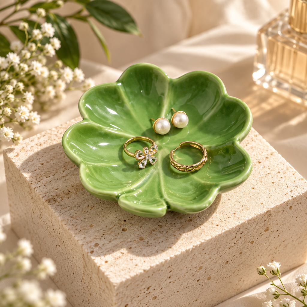 Nordic Ceramic Jewelry Display Tray