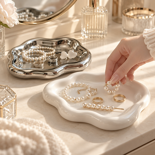 Cloud Shape Jewelry Storage Tray