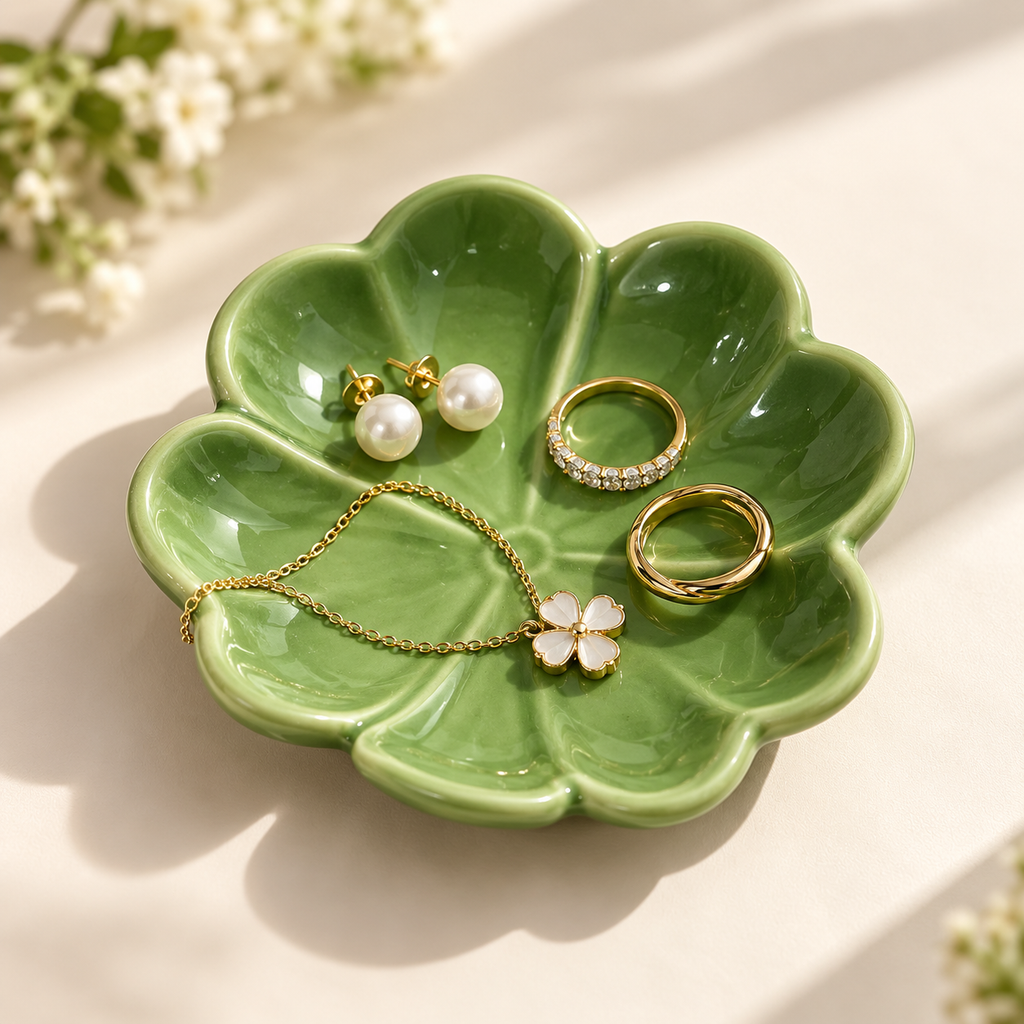 Nordic Ceramic Jewelry Display Tray