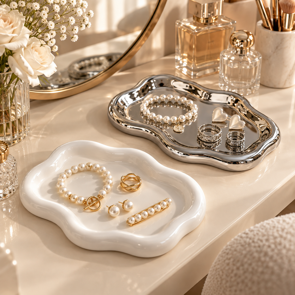 Cloud Shape Jewelry Storage Tray