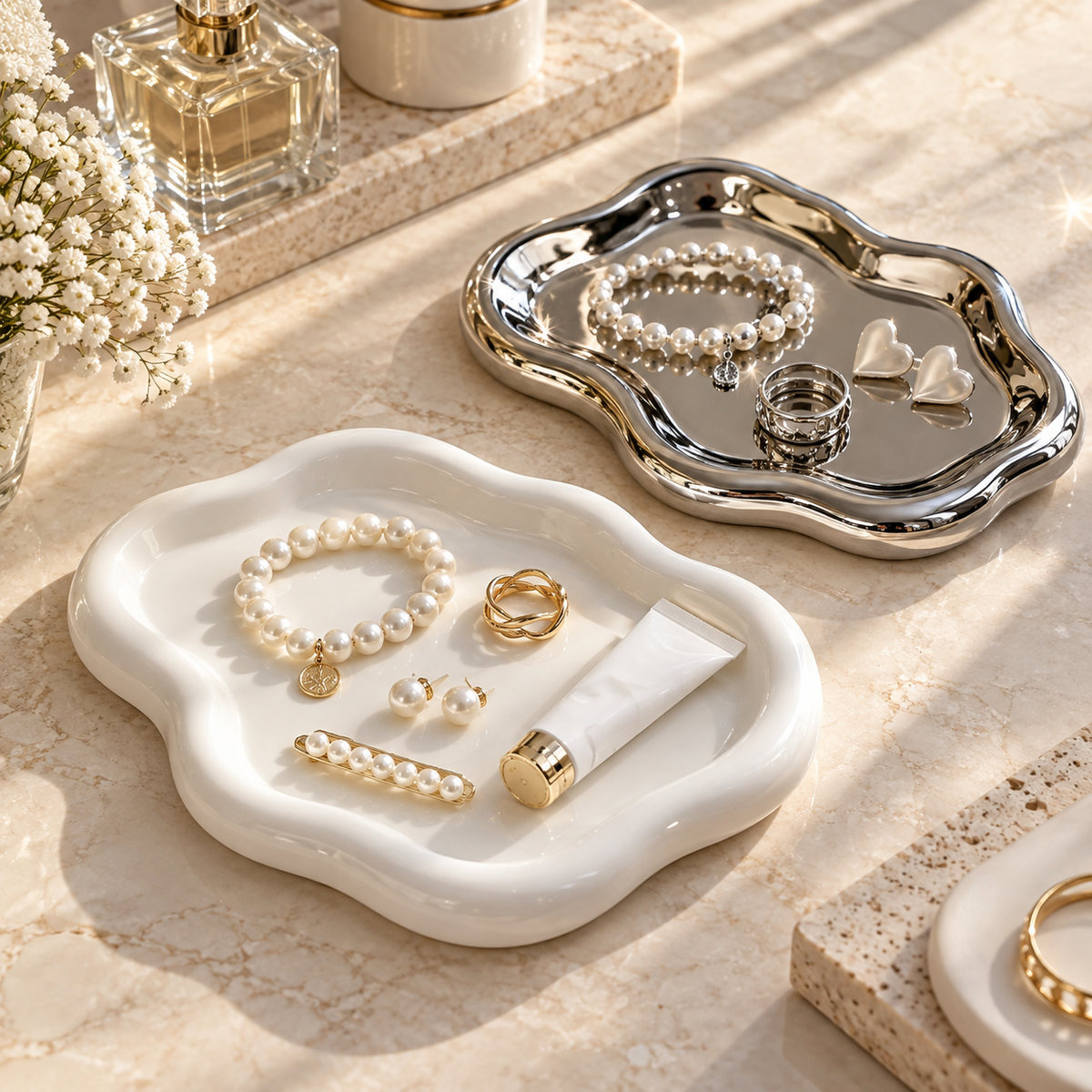 Cloud Shape Jewelry Storage Tray