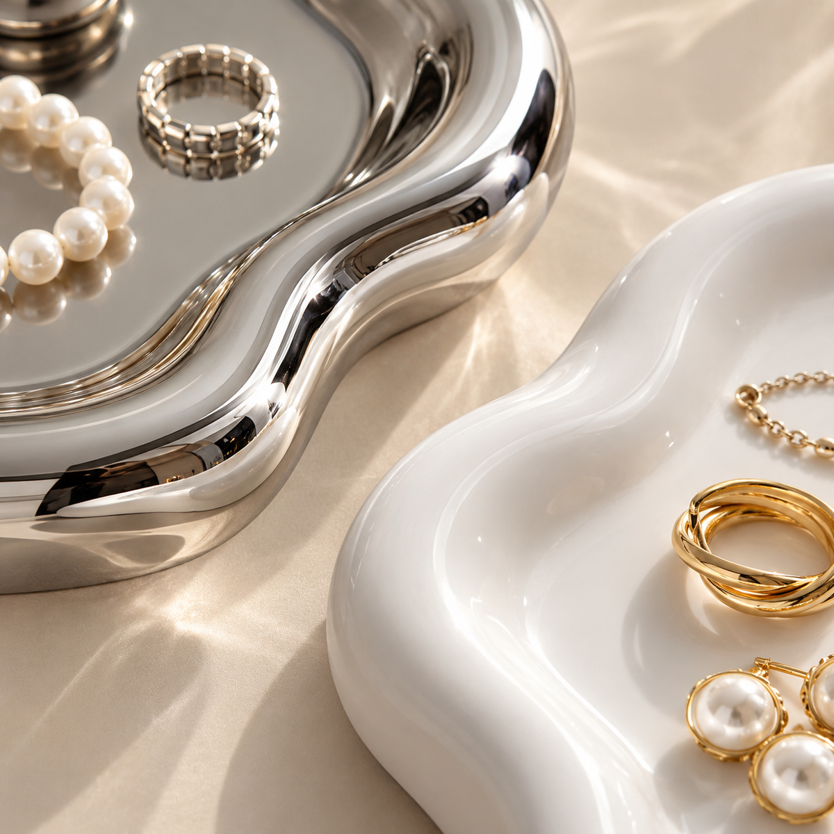Cloud Shape Jewelry Storage Tray